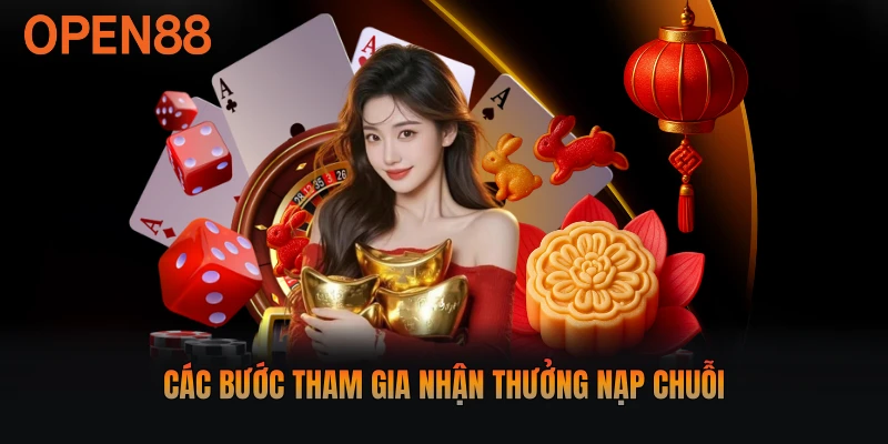 Các bước tham gia nhận thưởng nạp chuỗi