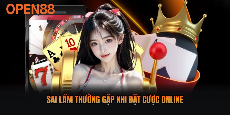 Sai lầm thường gặp khi đặt cược online